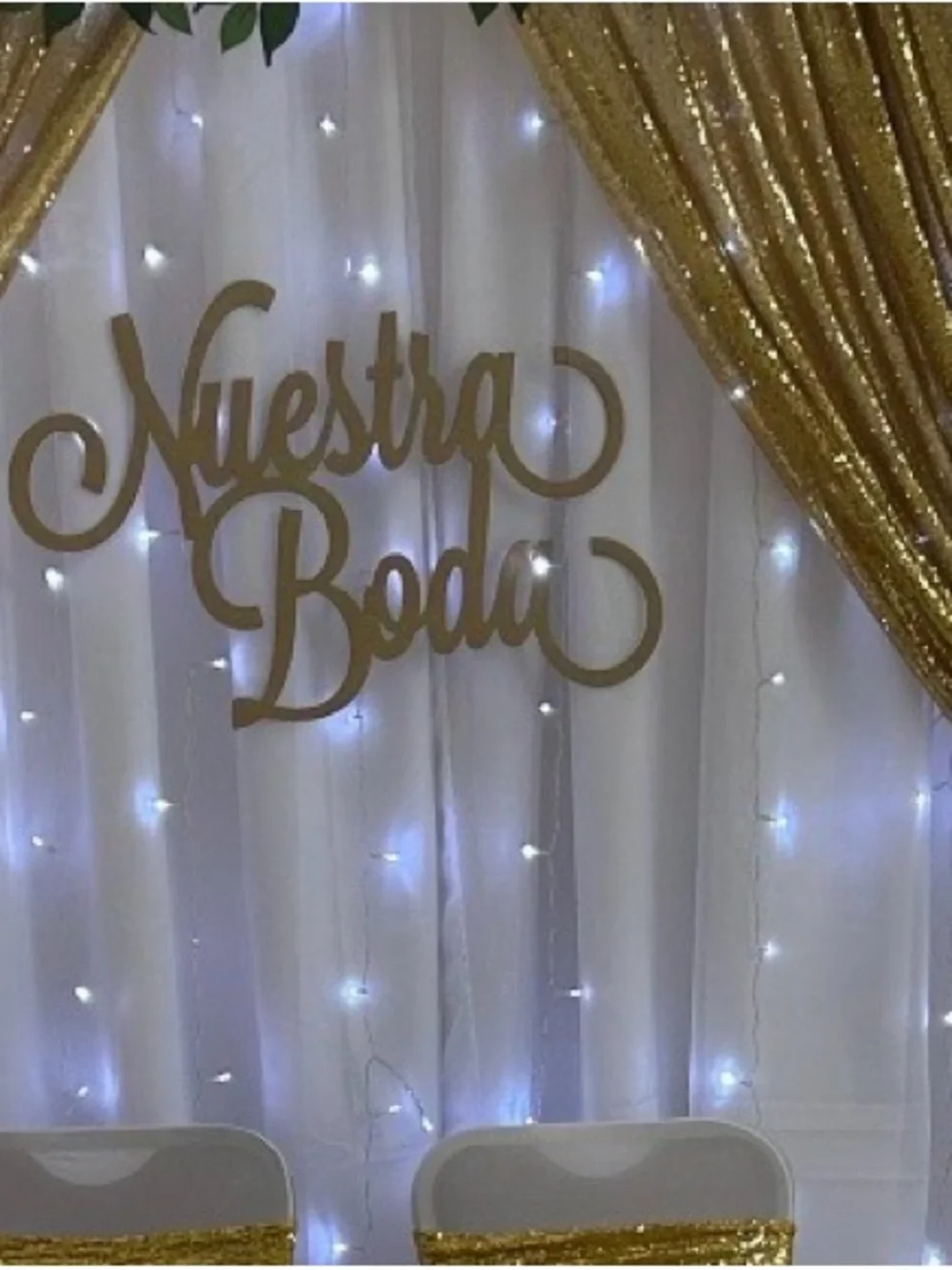 Nuestra Boda Spanish Wedding Sign – Wooden Wedding Decor and